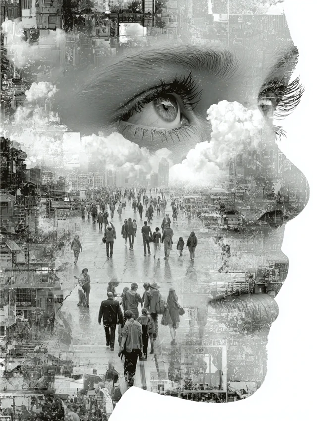 Surreal Poster of Clouded Dreams