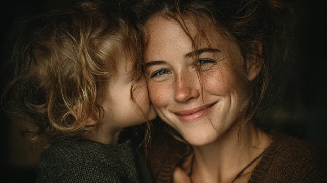 Family Portrait Warm Expressions and Soft Light