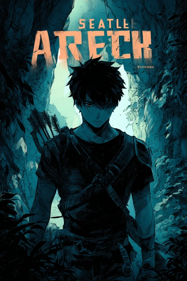 Stealth Archer Fantasy Adventure Cover Art