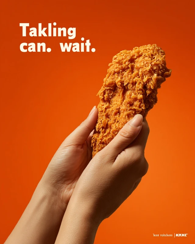 KFC Fried Chicken Advertising Poster Delicious Food