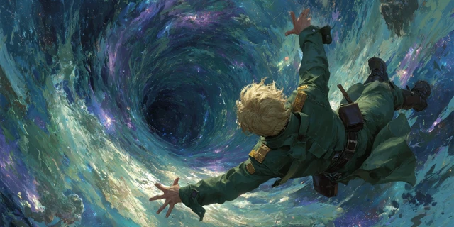 Space Voyager Grasping a Black Hole