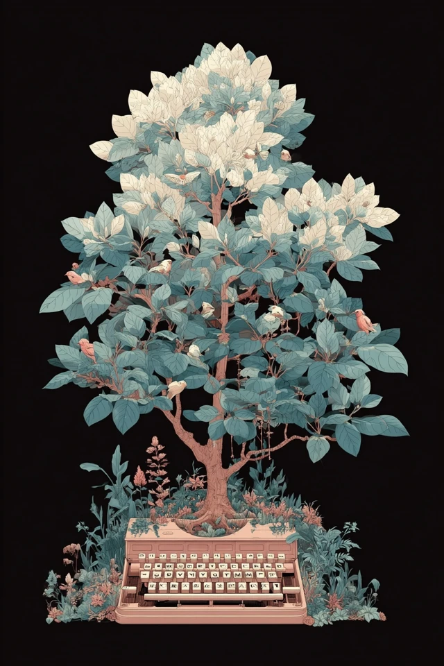 Tree of Communication Digital Art Design