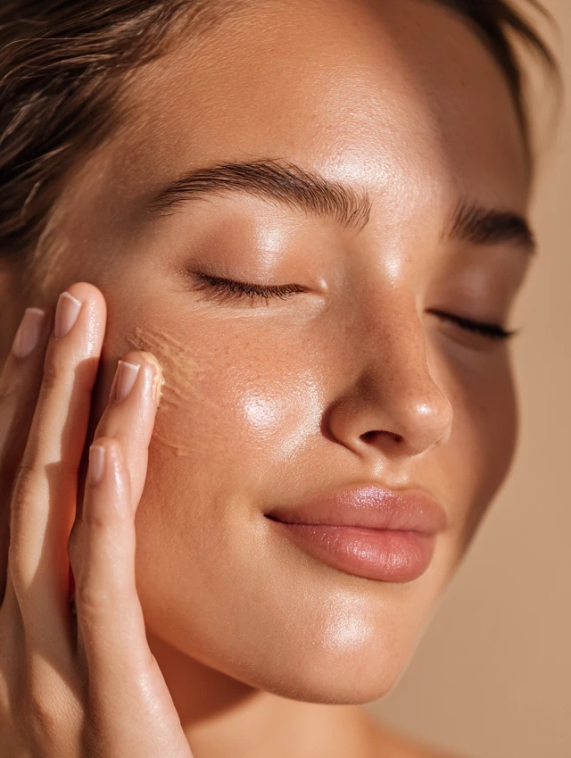 Skincare Routine: Glowing Skin Portrait