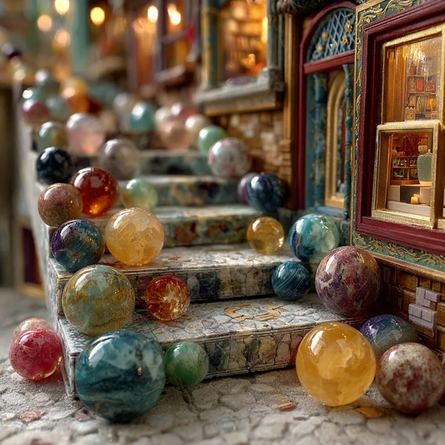 Opulent Marbles in a Luxurious Room
