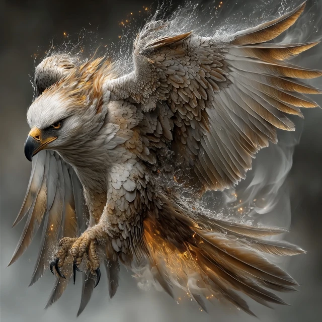 Phoenix Rising Ethereal Fantasy Art
