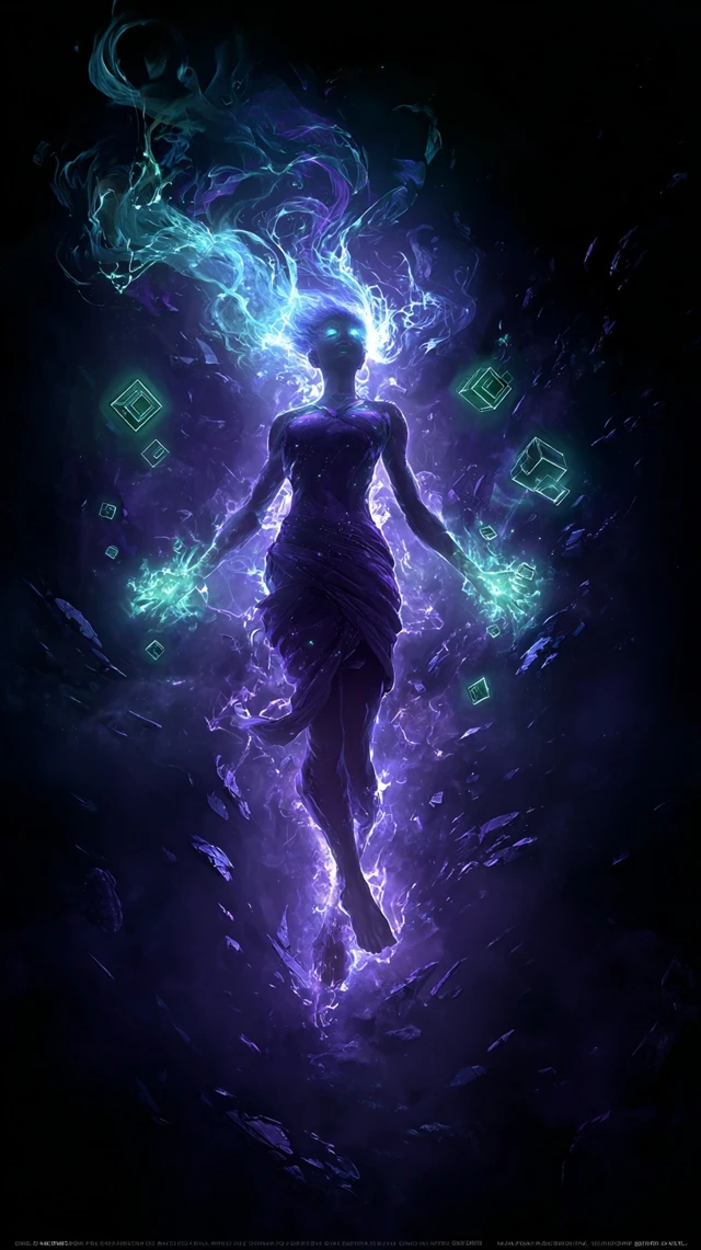 Cosmic Goddess of the Beyond Universe Art