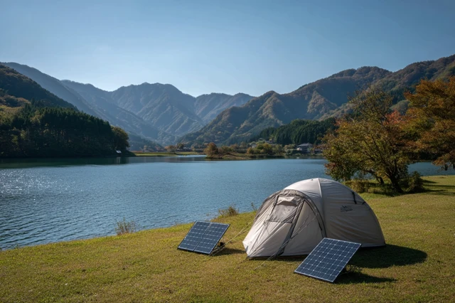 Eco Friendly Camping at Lake Sesia Japan