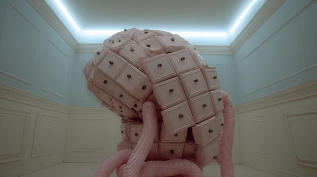 Brain of Drawers Surreal Art