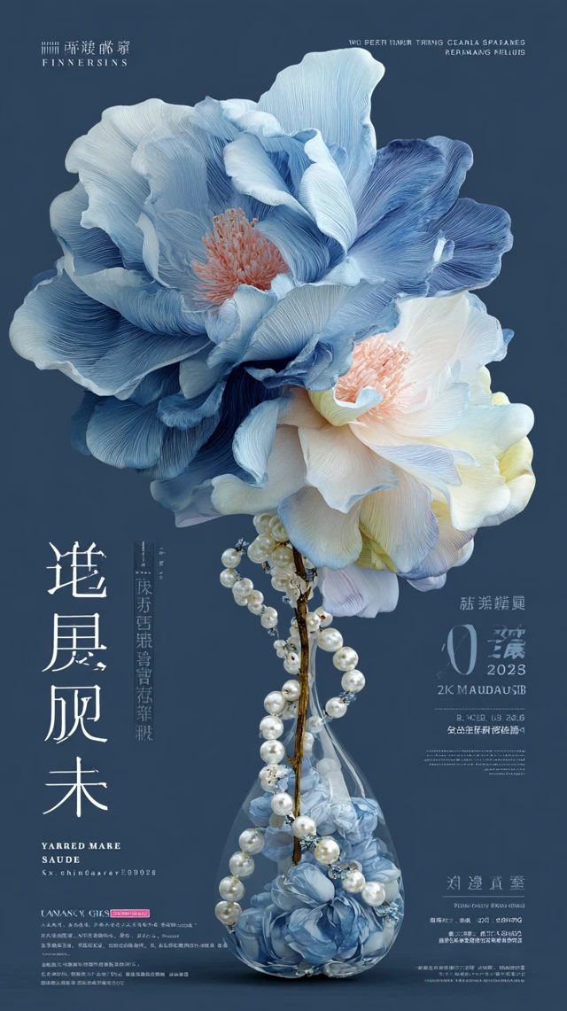 Floral Art Illustration City and Nature