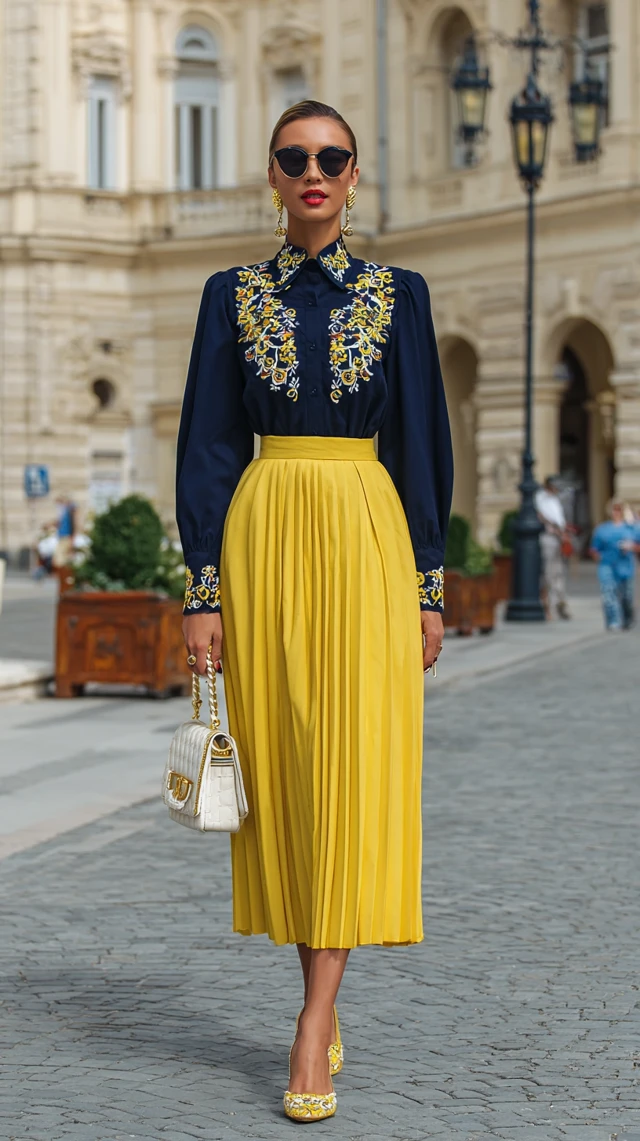 Elegant Italian Womens Street Style Fashion Design