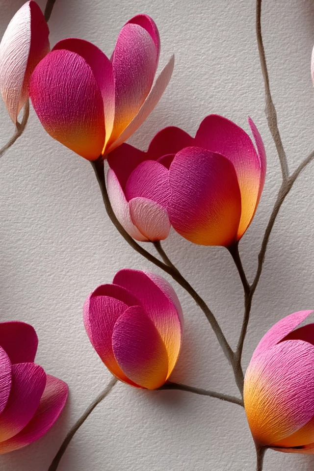 Hand Painted Floral Design Studio Photography