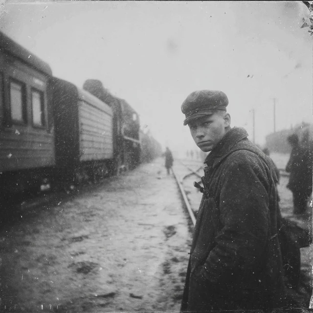 Red Army Soldier in Soviet Union 1940s