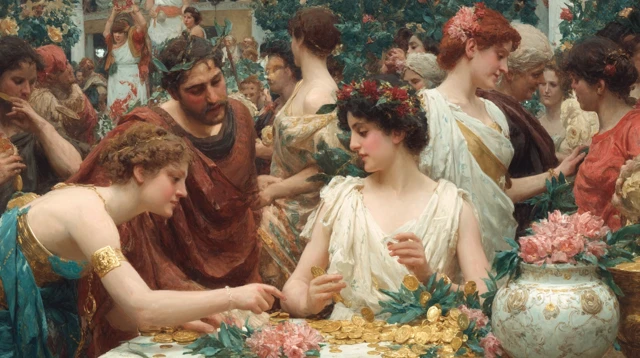 Greek Mythological Scene in Bouguereau Style