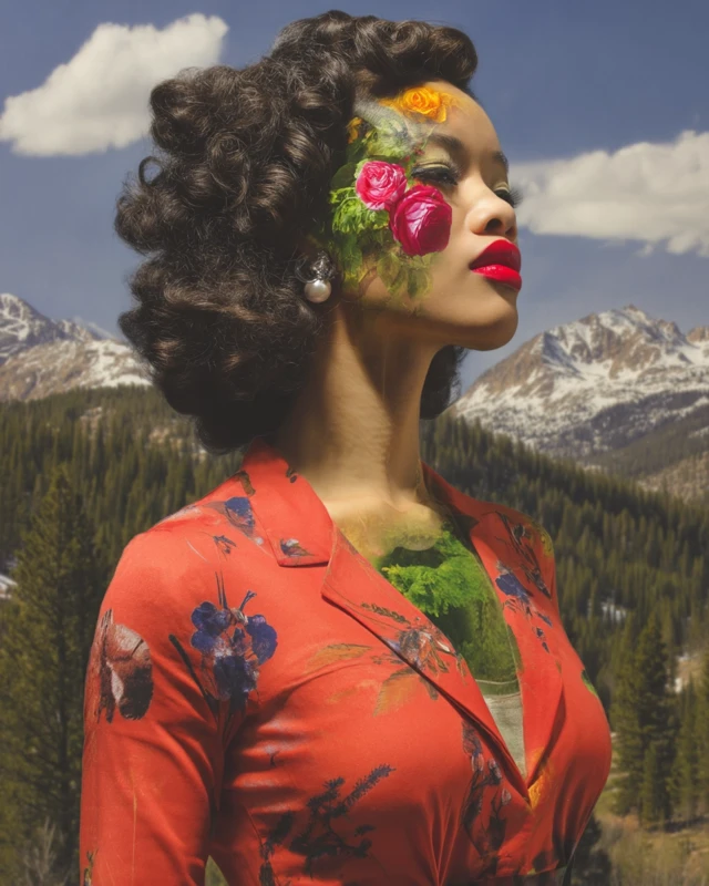 Avant Garde Double Exposure Nature Art