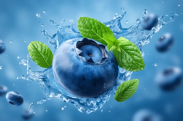 Blueberry Splash Refreshing Freeze Frame