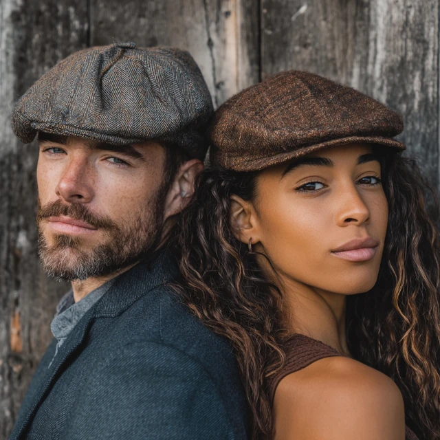 Couple Portrait Trendy Style Fashion Shoot