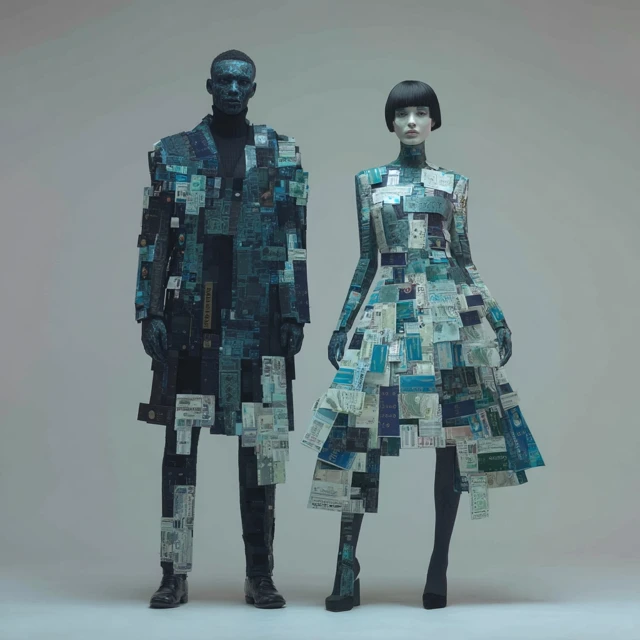 Credit Card Couture: Fashion Art