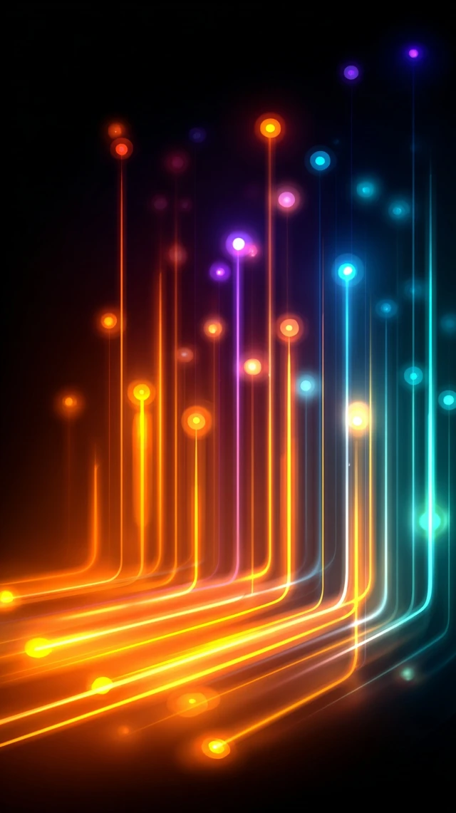 Abstract Light Streaks Wallpaper Background