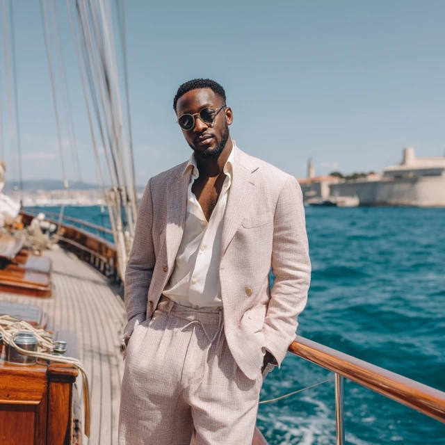 GQ Photo on a Yacht Mediterranean Luxury
