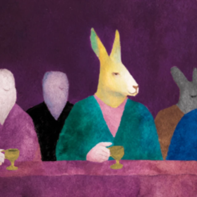 Kangaroo Court Surreal Illustration