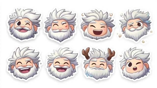Cute Shaman Sticker Pack Various Moods