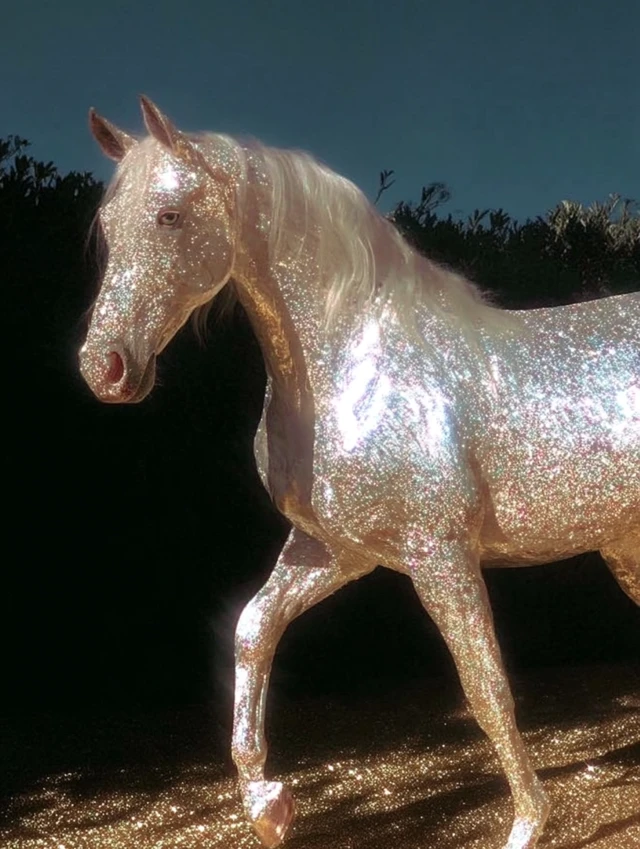 Glittering Unicorn Photography