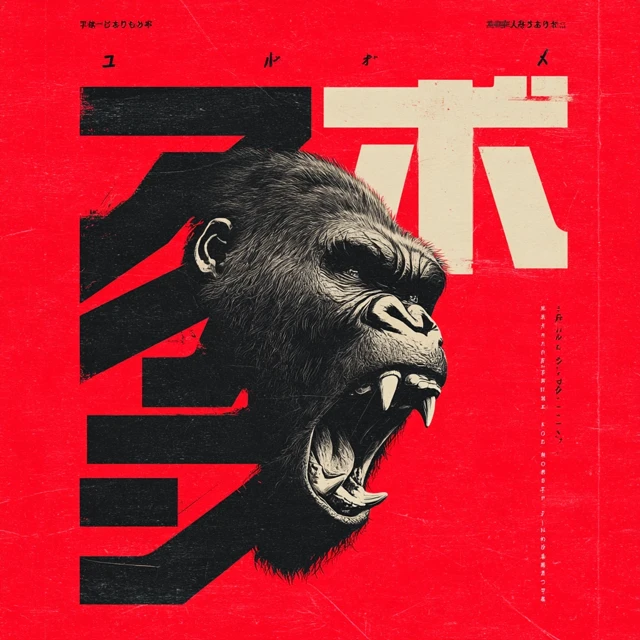 Raging Gorilla Anime Poster
