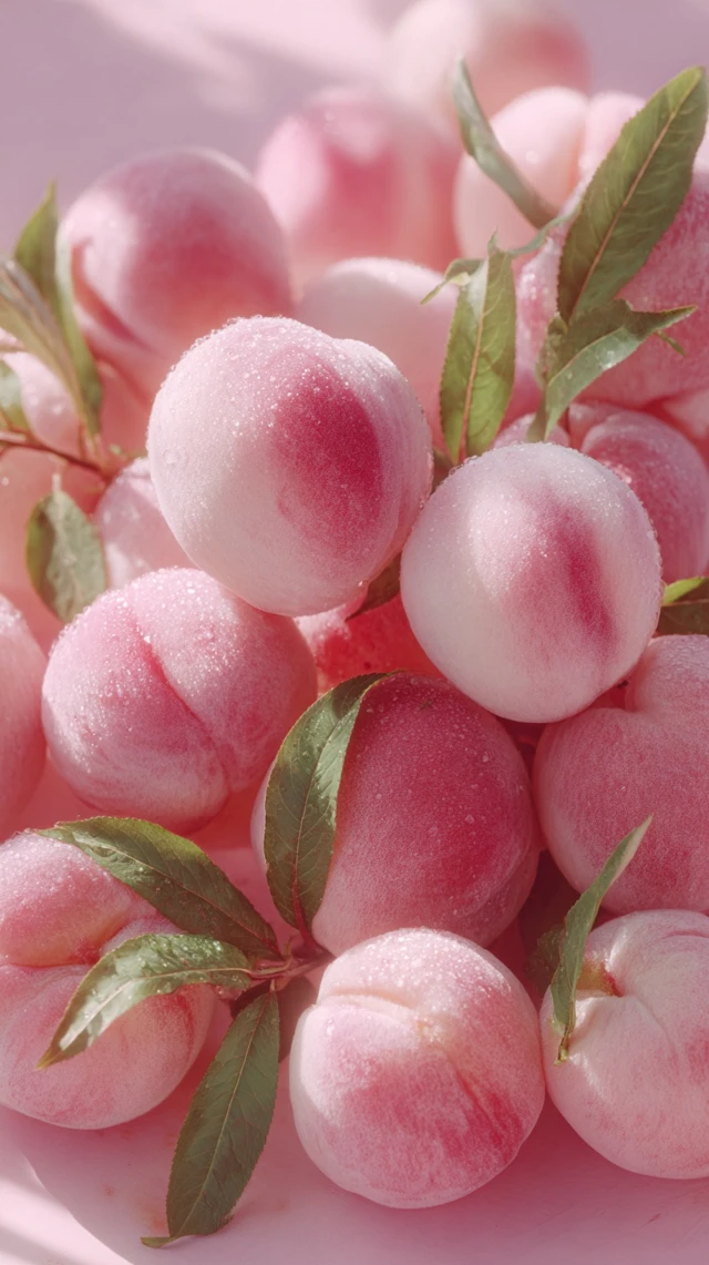 Dreamy Peach CloseUps Soft Plump and Delicate