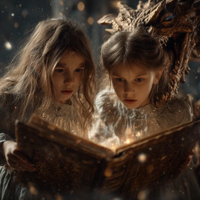 Monster Transformation Book Magic Girls 4K