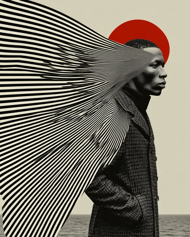 Original Signal Cloaked in Form Artistic Portrait