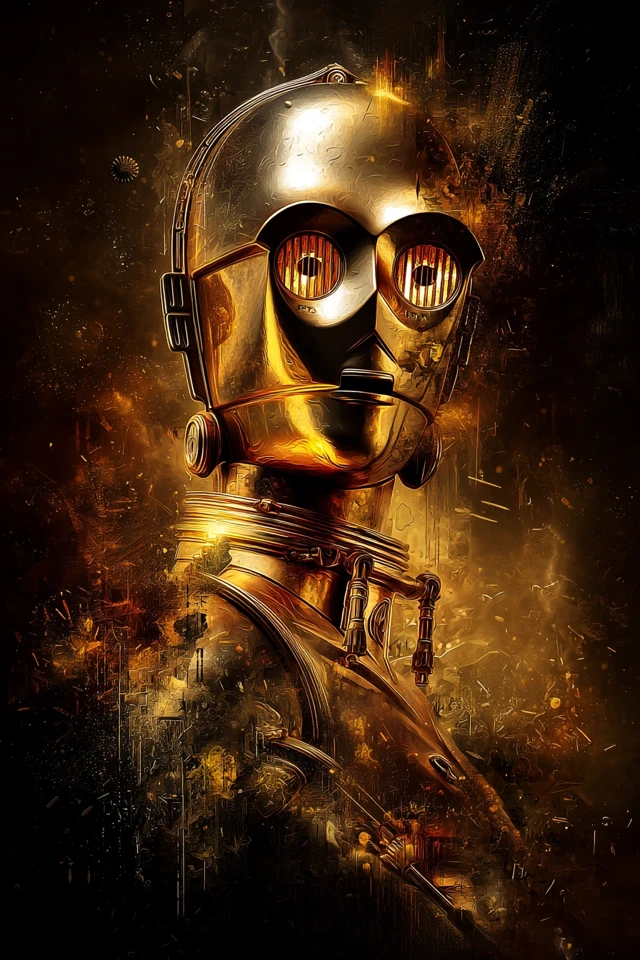 C3PO Art Epic Poster Star Wars High Resolution