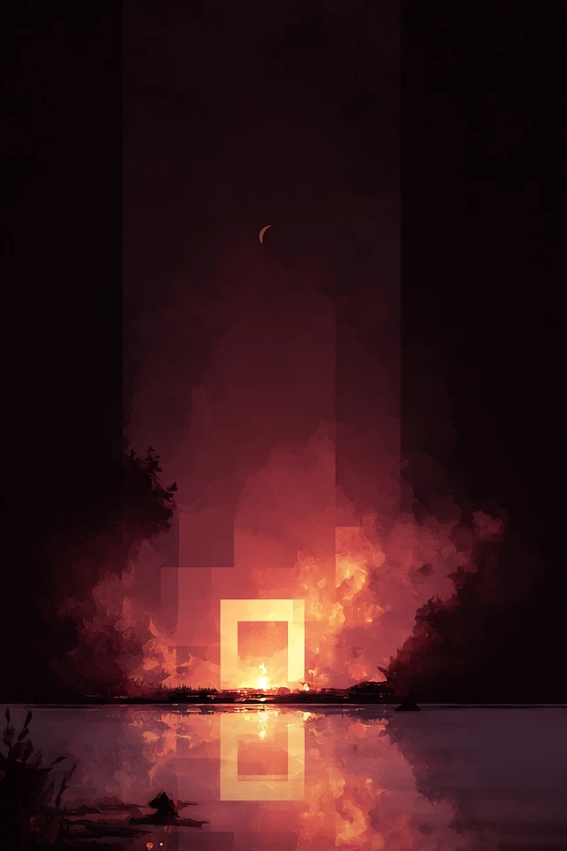 Dominance and Fear Abstract Art