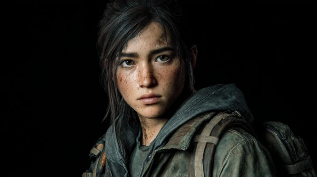 Ember Determined Teenage Girl Survival Portrait