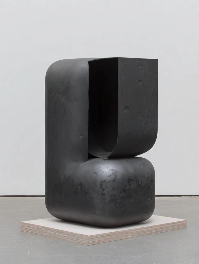 Minimalist Sculpture Black Abstract Art