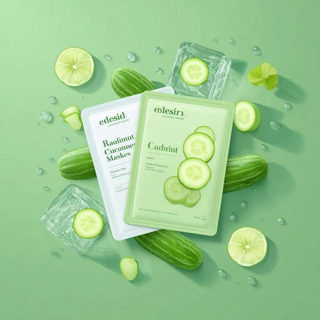 Radiant Cucumber Moisture Masks: Korean Skincare