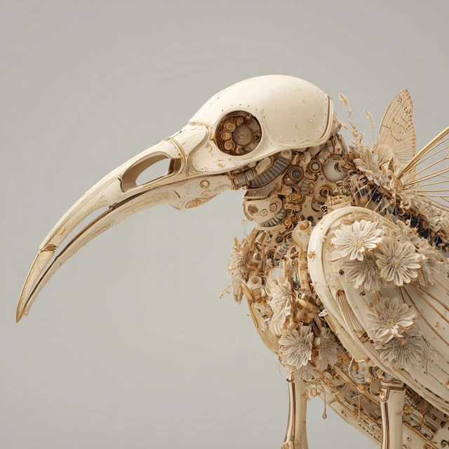 Osteofairy A Mechanical Bird Sculpture