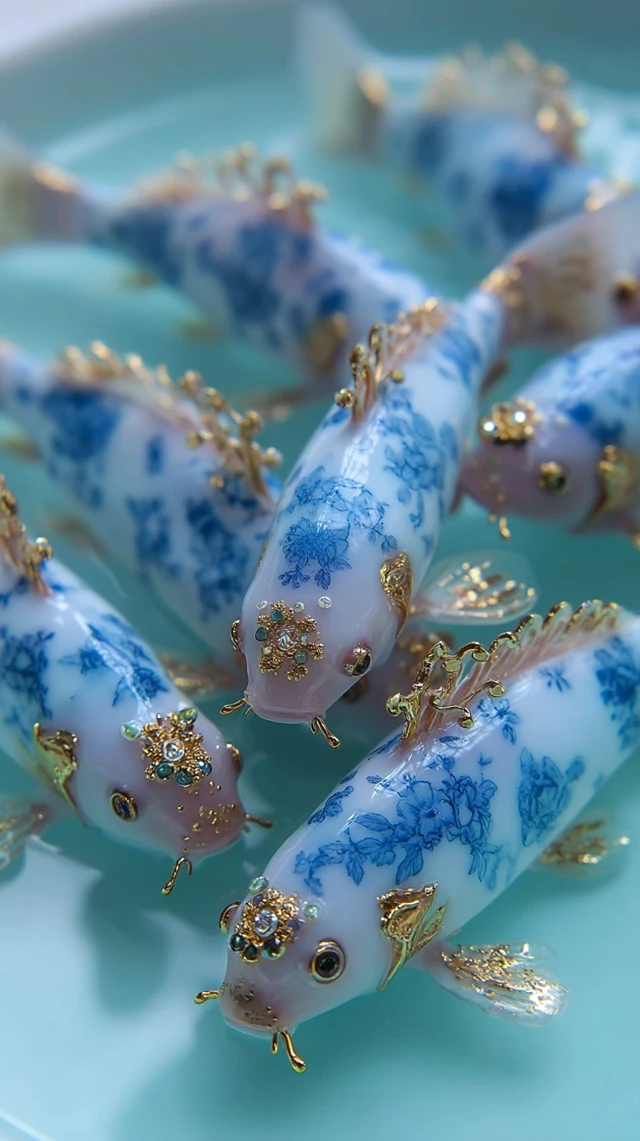 Porcelain Koi Fish Art Photography