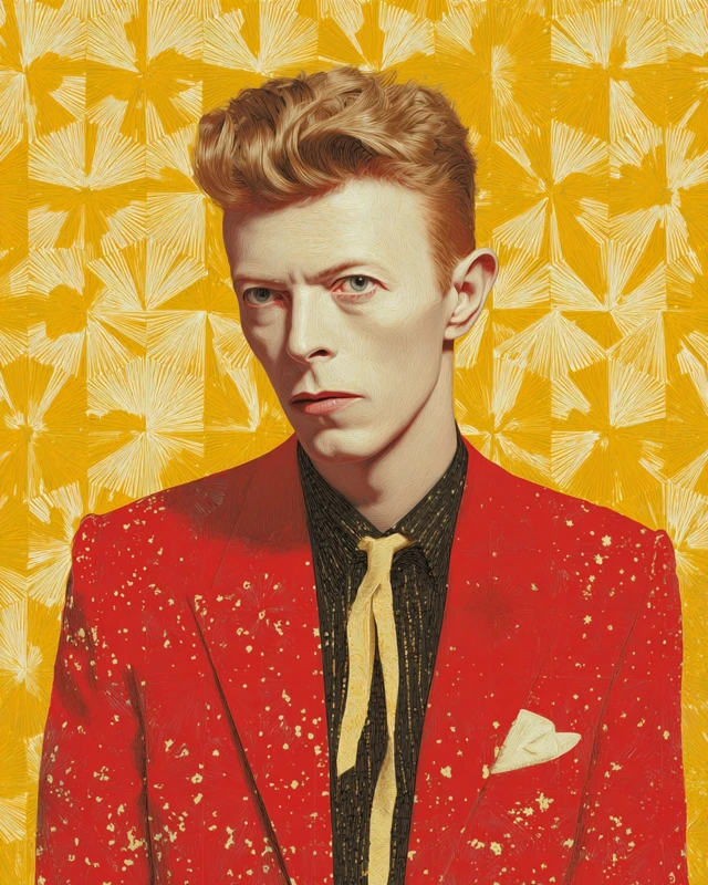 David Bowie by Amy Sherald Art Portrait