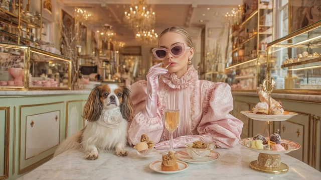 Luxury Dessert Boutique Fashion Editorial