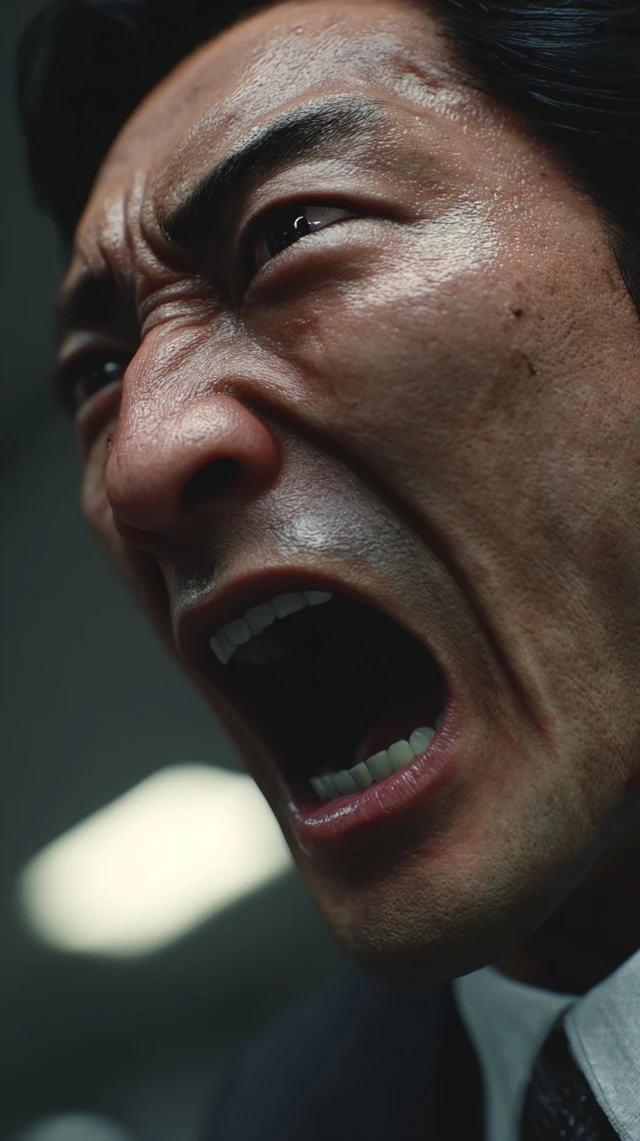 Realistic Japanese Boss Yelling 4K