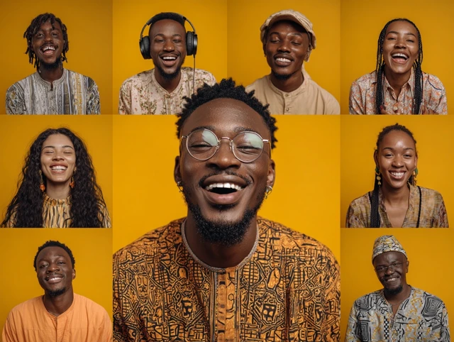 Nigerian Men and Women Expressing Emotions