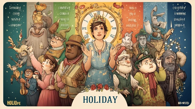 Holiday The Musical Poster Art