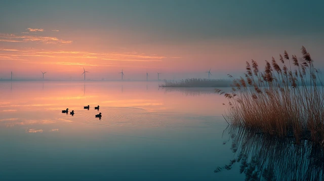 Tranquil Lake Scene Nature Photography