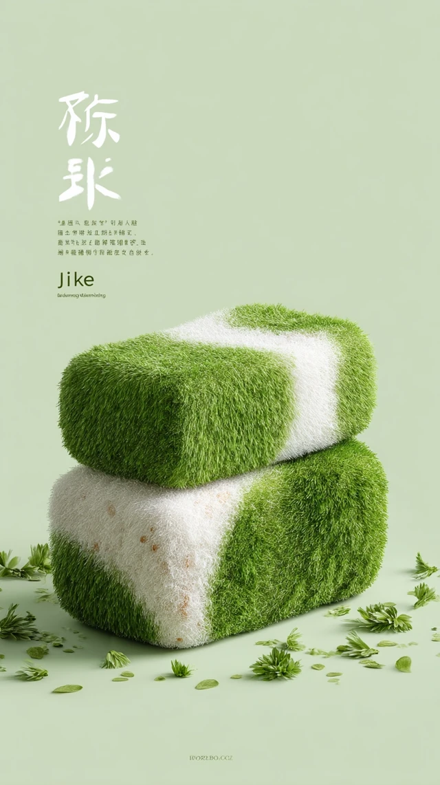 JiKe Green Grass Design High Quality Visual