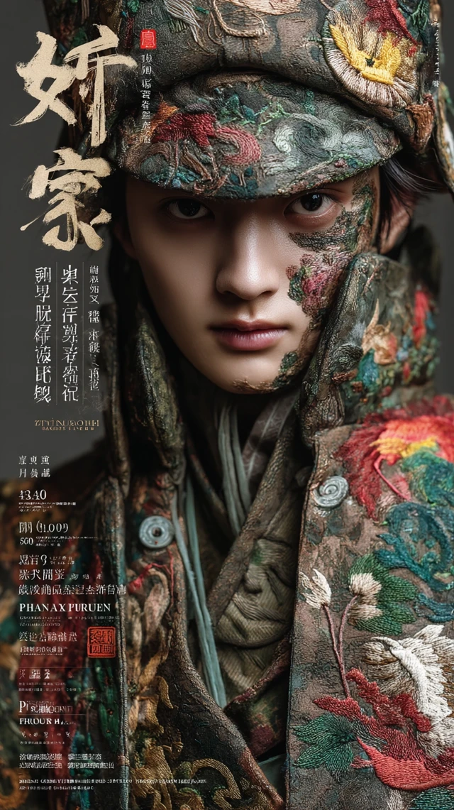 Huaxian Art Handsome Young Man Shadow Play Style