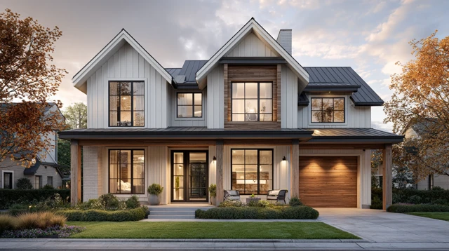 Modern Minimalist American Villa Architecture