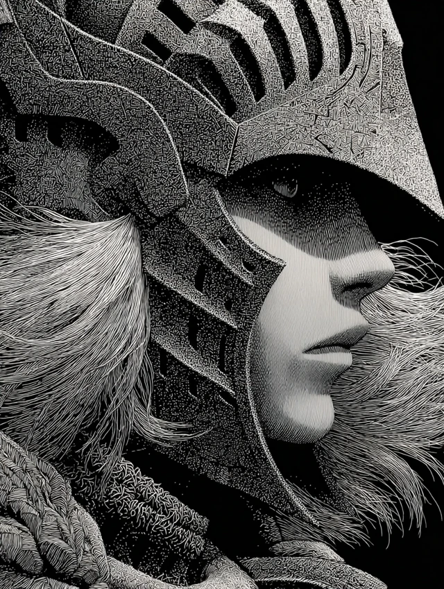 Griffith from Berserk Illustration by Kentaro Miura