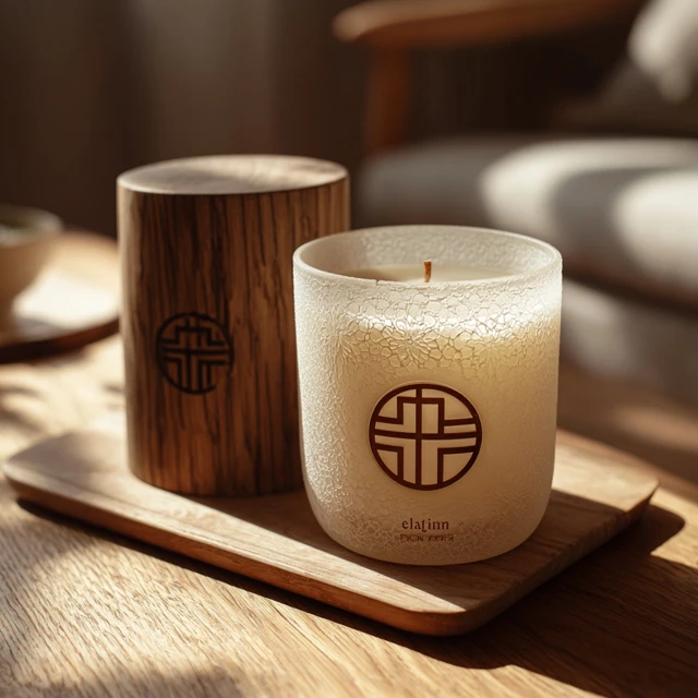 Japanese Style Scented Candle Modern Minimalist Design