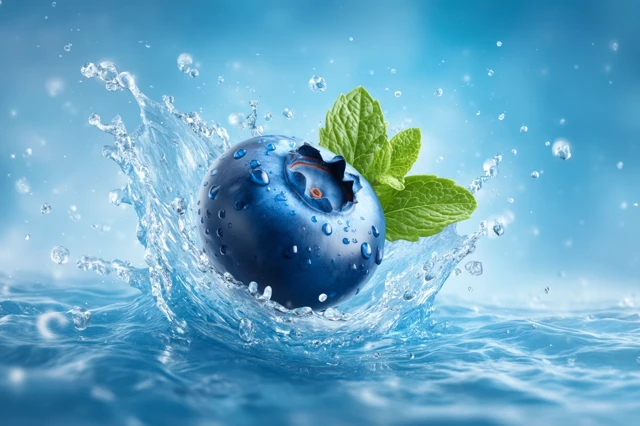 Blueberry Splash Refreshing Freeze Frame