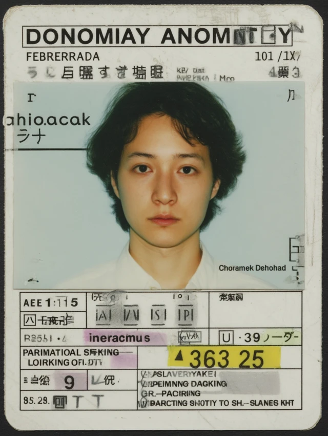 ID Card with Face of Man Anomaly Dock - February 25